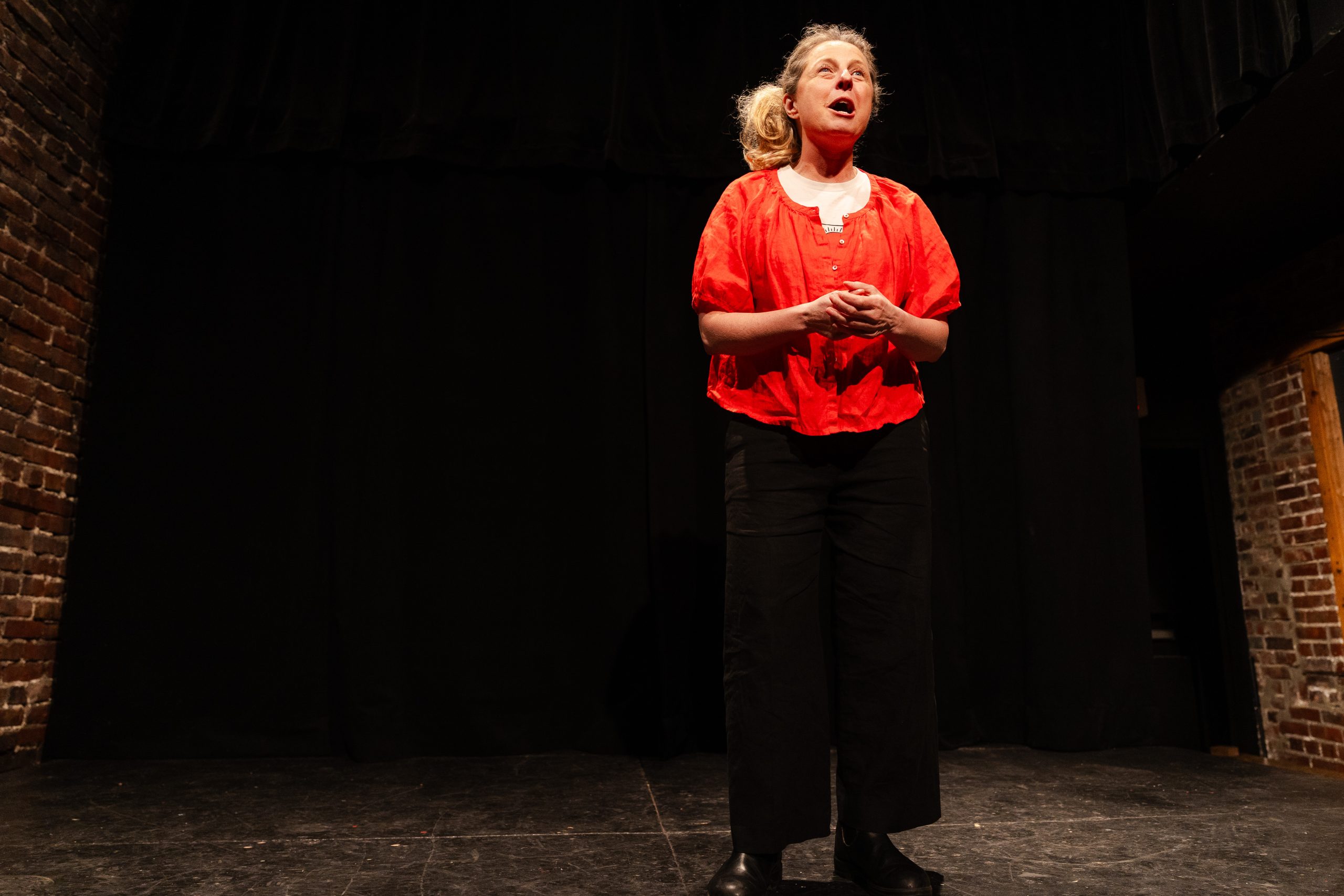 Heidi Lynne Weeks playing The Neighbor, New Faces Character Showcase for Just for Laughs